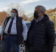 Gianluca Quadrini si congratula con il Vice Presidente di Forza Italia, Antonio Tajani, per la nomina di Coordinatore Nazionale di Forza Italia.