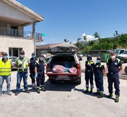 ROCCA D’ARCE, INCENDIATA LA MONTAGNA. L’IMPEGNO DELL’ENTE MONTANO.