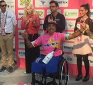 Arpino, il campione paralimpico Bove conquista definitivamente la Maglia rosa a Torino. Quadrini:"Orgoglio ciociaro"