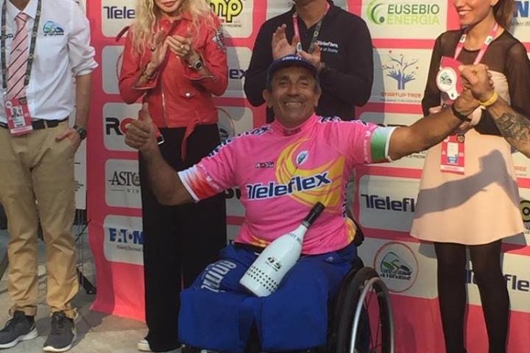 Arpino, il campione paralimpico Bove conquista definitivamente la Maglia rosa a Torino. Quadrini:"Orgoglio ciociaro"