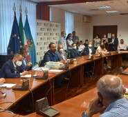 TPL – Il Consigliere Delegato dell’Anci Lazio, Gianluca Quadrini, interviene alla riunione che si è  svolta questa mattina a Roma, presso la Sala Aniene. 