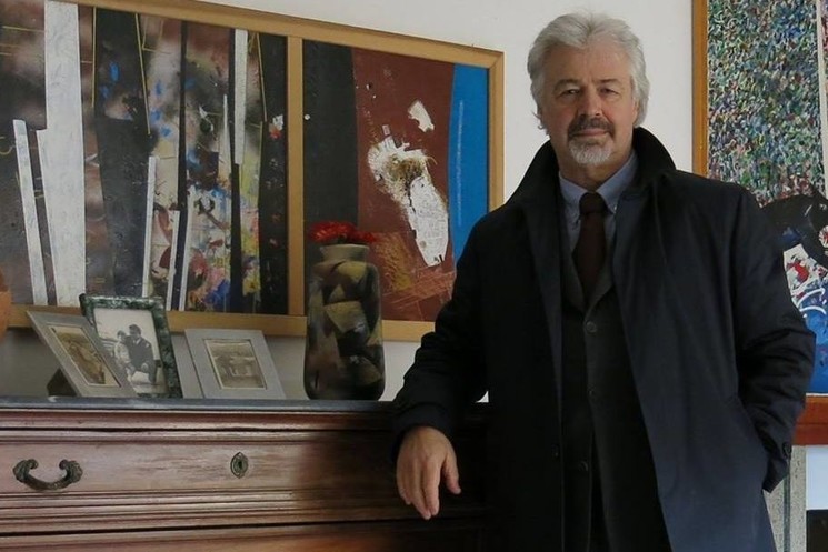 FONTANA LIRI, SUCCESSO PER L'ARTISTA ARCH.FRANCO BIANCHI. I COMPLIMENTI DI QUADRINI.
