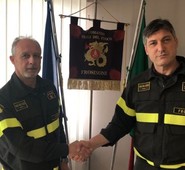 FROSINONE, VIGILI DEL FUOCO. GABRIELLI NUOVO COMANDANTE. Gli auguri di Quadrini.