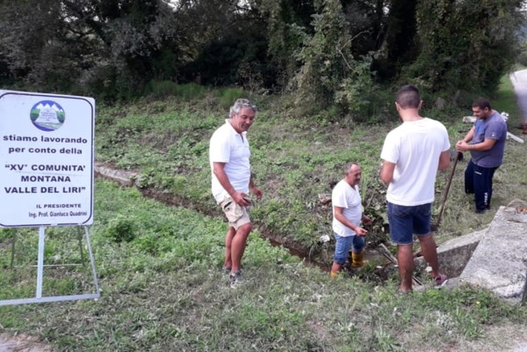 Disservizi fondi irrigui zona Lungoliri Fibreno a Isola del Liri. Risolto il problema grazie all’intervento della XV Comunità Montana.I residenti ringraziano.
