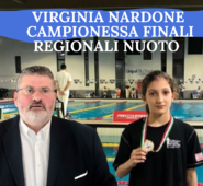 “Un motivo di orgoglio per il nostro territorio” - così il consigliere provinciale della Lega, Gianluca Quadrini, si complimenta con la campionessa regionale, Virginia Nardone.