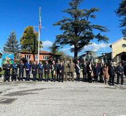 FROSINONE - la cerimonia dei 100 anni dell’Aeronautica Militare. Presente al 72 *stormo Gianluca Quadrini. 