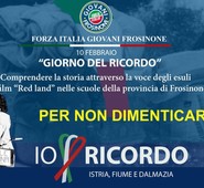 Giornata del Ricordo: “Comprendere la storia attraverso la voce degli esuli e film “Red land” nelle scuole. L'appello di Conti (FIG)