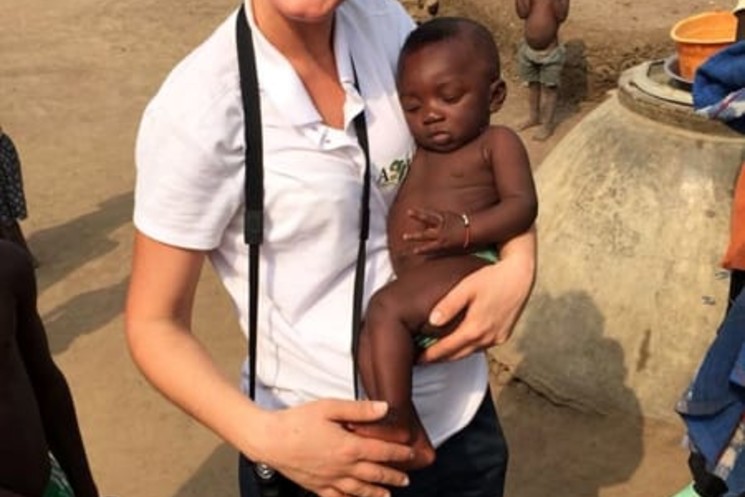 ARPINO, VANESSA BOVE VOLONTARIA IN TOGO. PLAUSO DI QUADRINI.