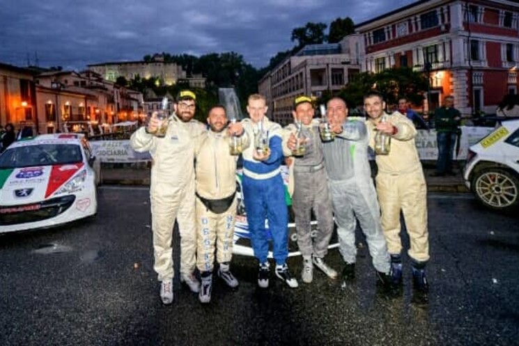 6° RALLY DELLA CIOCIARIA,Vincono GIANNETTI E LEPORE. LE CONGRATULAZIONI DI QUADRINI E BIANCHI.
