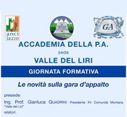 Giornata formativa "Le novità sulla gara di appalto" Martedì 23 Ottobre 2018