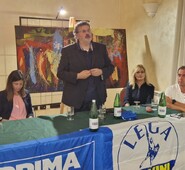 Elezioni 2022 – La Lega incontra elettori e simpatizzanti a Fiuggi – Gianluca Quadrini, Presidente del Gruppo Provinciale di Frosinone della Lega soddisfatto per la grande partecipazione