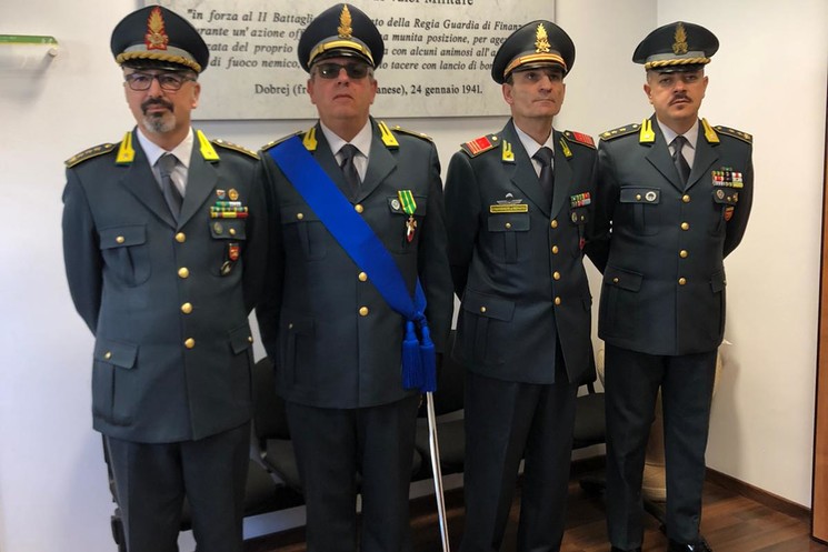 Arce, cambio al vertice della Guardia di Finanza, il sottotenente Ciro Vitale ha assunto il comando. Gli auguri di Quadrini.