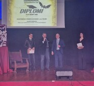 Cassino - Gianluca Quadrini interviene alla cerimonia di consegna dei diplomi all'I.I.S. Medaglia d'Oro di Cassino