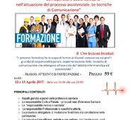 XV COMUNITA’ MONTANA, AD APRILE UN CORSO SULLA ‘RESPONSABILITA’ DELL’INFERMIERE E DELL’OPERATORE SOCIO SANITARIO NELL’ATTUAZIONE DEL PROCESSO ASSISTENZIALE. LE TECNICHE DELLA COMUNICAZIONE’