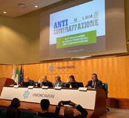 Convegno Anci anticontraffazione, Gianluca Quadrini, Delegato Attività Produttive Anci Lazio, commenta, interviene e ribadisce l’importanza della lotta alla contraffazione e della sensibilizzazione alla cultura della legalità.