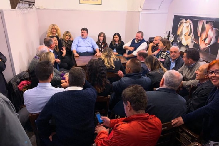 Forza Italia riparte da Roccasecca. Tanti dirigenti, sindaci e amministratori locali all'incontro del 23 ottobre scorso.
