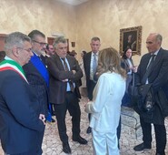 Gianluca Quadrini alla presentazione del premio ‘La Costituzione ieri, oggi e domani’ in onore della Senatrice Maria Elisabetta Alberti Casellati