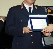 CASSINO, COMMISSARIATO. LE CONGRATULAZIONI DI QUADRINI AL VICEQUESTORE AGGIUNTO TOCCO PER IL NUOVO INCARICO.