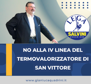 Quarta Linea Termovalorizzatore di San Vittore – Gianluca Quadrini, Presidente del Gruppo Provinciale di Frosinone della Lega e Presidente della Commissione Ambiente si unisce al No fermo dei sindaci dei comuni del Lazio per la realizzazione della IV line